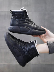 Women’s Plush-Lined Snow Boots – Non-Slip Lace-Up Winter Shoes