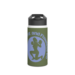Fit and Flawless Stainless Steel Water Bottle — Motivational Fitness Bottle