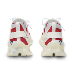 Flag Shoes Men's Mesh Sneakers - USA Flag Running Shoes, Sporty Footwear, Casual Sneakers, Independence Day Gift, Active Lifestyle