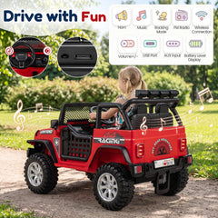 2V1 Electric Kids Ride On Car 2-Seater with Remote Control