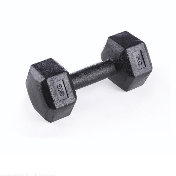 Rubberized Dumbbells Home Gym Arm Training Fitness Equipment Men Women