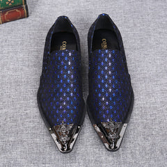 Trendy Brogue Men's Leather Shoes