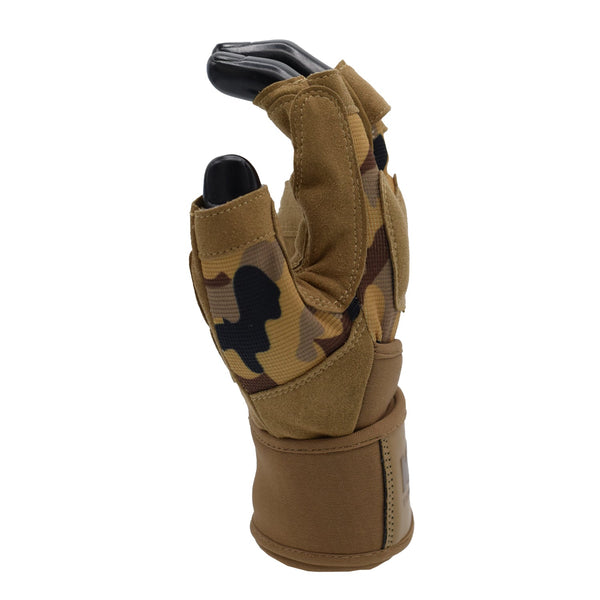 MRX Weightlifting Gloves with padded palm and long wrist strap for gym workout support and enhanced grip