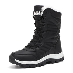 Women’s Thickened Wool-Lined Velvet Snow Boots