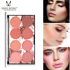 Eight Color Blush Palette Matte Long Lasting