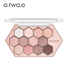 Honeycomb Hexagonal Eyeshadow Palette 12 Colors Natural Highlight Makeup