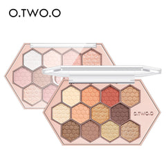 Honeycomb Hexagonal Eyeshadow Palette 12 Colors Natural Highlight Makeup