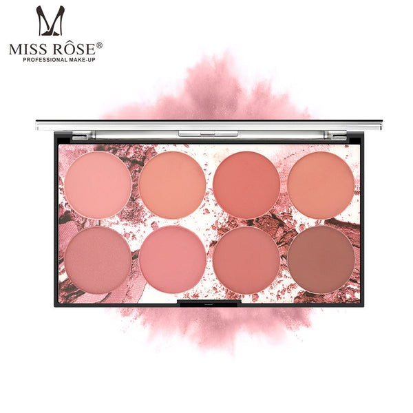 Eight Color Blush Palette Matte Long Lasting