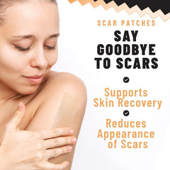 Silicone Scar Patches, Gel Sheets for Scar Removal & Stretch Marks, 5 Sheets