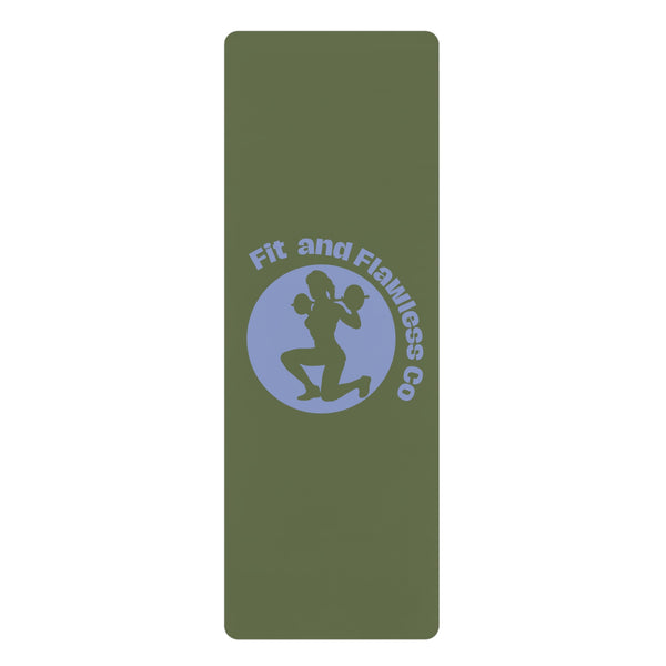 Rubber Yoga Mat — 'Fit and Flawless Co' Fitness Mat