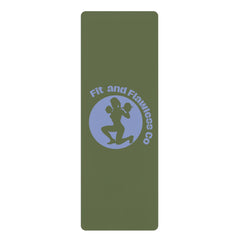 Rubber Yoga Mat — 'Fit and Flawless Co' Fitness Mat