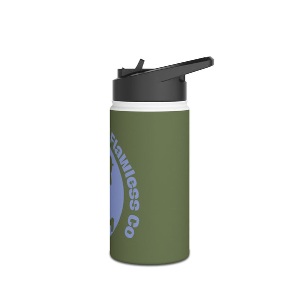 Fit and Flawless Stainless Steel Water Bottle — Motivational Fitness Bottle
