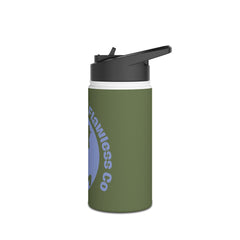 Fit and Flawless Stainless Steel Water Bottle — Motivational Fitness Bottle