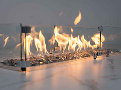 OutdoKoKoMoor Kitchen Island with Fire Feature – 7'6" x 9'
