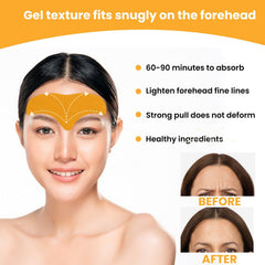 Anti-Aging Collagen Gel Patch - 10pcs Forehead Line Removal, Firming Mask, Frown Lines, Face Skin Care Stickers