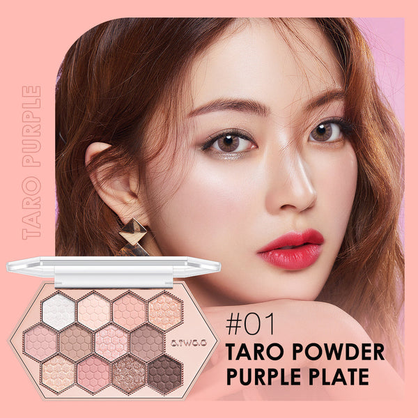 Honeycomb Hexagonal Eyeshadow Palette 12 Colors Natural Highlight Makeup