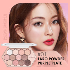 Honeycomb Hexagonal Eyeshadow Palette 12 Colors Natural Highlight Makeup