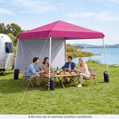 Pop Up Canopy Tent 9x9 ft with Carry Bag and Stakes
