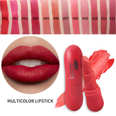 12 Color Matte Lipstick Set Long Lasting Non Fading Smudge