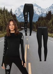 DON JOHN Yoga Pants & Top Women's