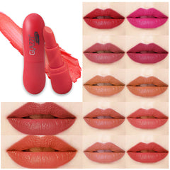 12 Color Matte Lipstick Set Long Lasting Non Fading Smudge
