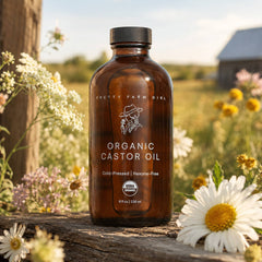 Pure Organic Cold Pressed Hexane-Free Castor Oil