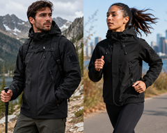 CHRLCK Unisex Waterproof Running Windbreaker