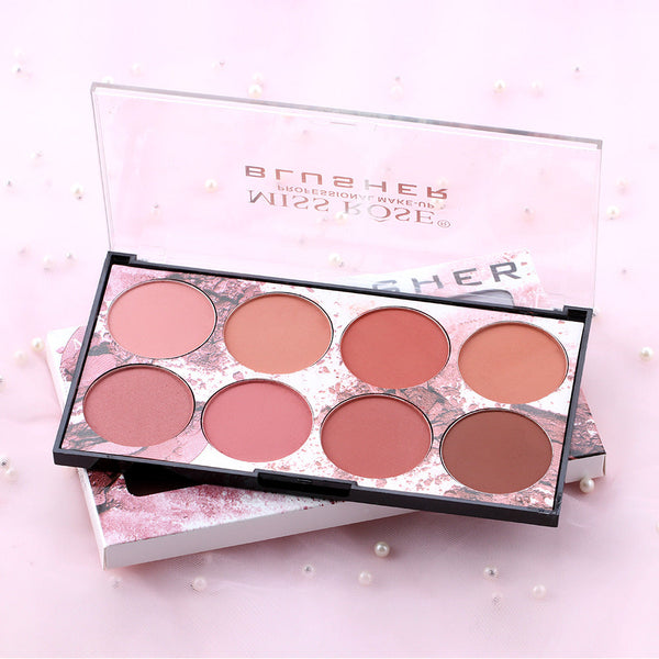 Eight Color Blush Palette Matte Long Lasting