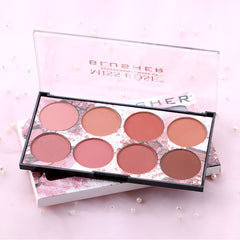 Eight Color Blush Palette Matte Long Lasting