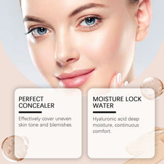 Transparent Concealer Foundation Stick Lightweight Natural Moisturizing Long Lasting