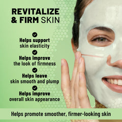Bio-Collagen Hydrogel Face Mask, Hydrating & Repairing Mask with Snail Mucin & Hyaluronic Acid, 6 Masks