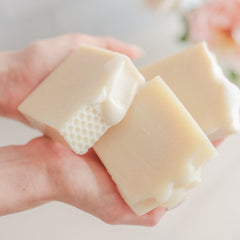 Fragrance Free Handmade Tallow + Goat Milk Soap Bar Trio