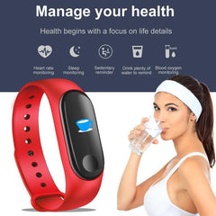 Bluetooth Sport Smartwatch Fitness Tracker Android iOS Waterproof Wearable