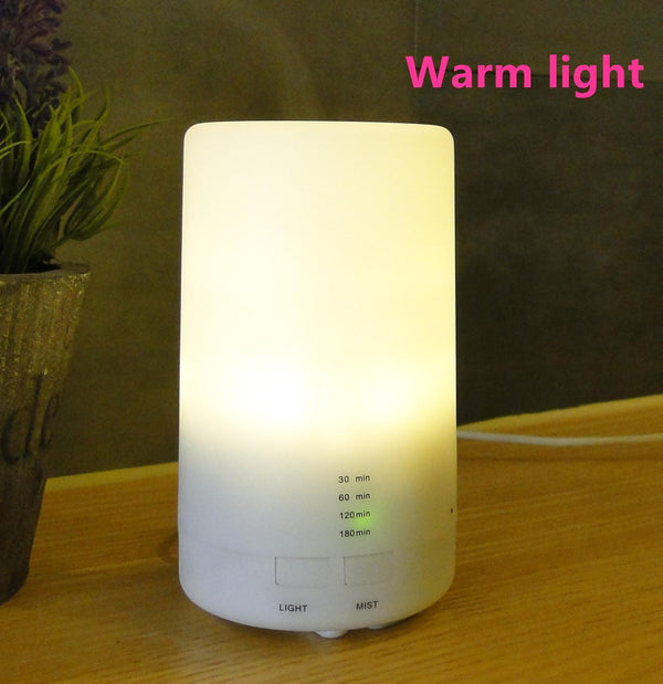 Mini USB Ultrasonic Humidifier Aromatherapy Diffuser LED Night Light Portable