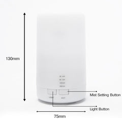 Mini USB Ultrasonic Humidifier Aromatherapy Diffuser LED Night Light Portable