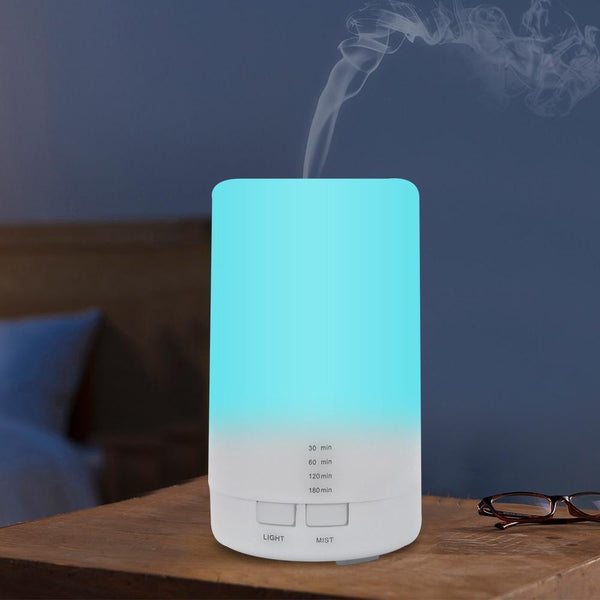 Mini USB Ultrasonic Humidifier Aromatherapy Diffuser LED Night Light Portable