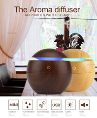 Mini USB Aroma Diffuser Ultrasonic Humidifier Mist Maker LED