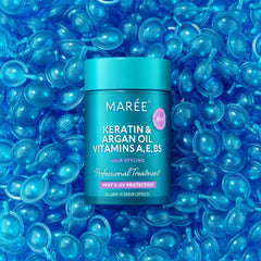 Keratin Oil Capsules for Frizz Control