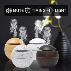 Mini USB Aroma Diffuser Ultrasonic Humidifier Mist Maker LED