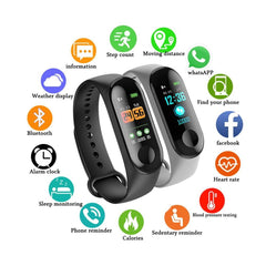 Bluetooth Sport Smartwatch Fitness Tracker Android iOS Waterproof Wearable