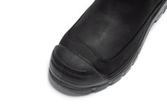 ROCKROOSTER Woodland Brown 6 inch Composite Toe Pull-on Leather Work Boots AK664