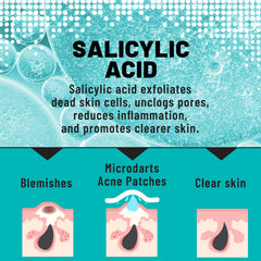 Microdarts Patches Targeted Blemish & Skin Support with Hyaluronic Acid, Salicylic Acid & Niacinamide