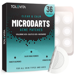 Microdarts Patches Targeted Blemish & Skin Support with Hyaluronic Acid, Salicylic Acid & Niacinamide