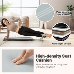 Multifunctional Sit Up Bench Workout Bench with 3 Gear Adjustable Angles and Adjustable Length