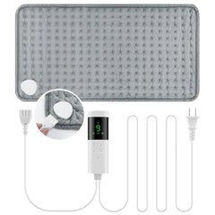 30*60cm Electric Heating Pads for Back Neck Shoulder Home Office Washable Winter Warm Blanket 4 Timer 9 Temperature Control