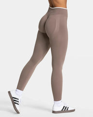 Women’s Sports Leggings, High Waist Seamless Yoga Pants, Scrunch Booty Peach, Hip Lifting Gym Clothes, Workout Tights