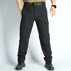 Men’s Hiking Pants: Convertible, Lightweight, Waterproof, Quick Dry, Outdoor, Fishing, Travel, Safari, Camping, Detachable.