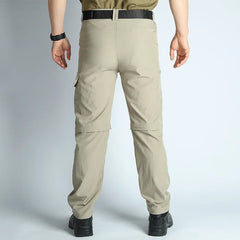 Men’s Hiking Pants: Convertible, Lightweight, Waterproof, Quick Dry, Outdoor, Fishing, Travel, Safari, Camping, Detachable.