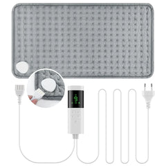 30*60cm Electric Heating Pads for Back Neck Shoulder Home Office Washable Winter Warm Blanket 4 Timer 9 Temperature Control
