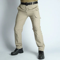 Men’s Hiking Pants: Convertible, Lightweight, Waterproof, Quick Dry, Outdoor, Fishing, Travel, Safari, Camping, Detachable.